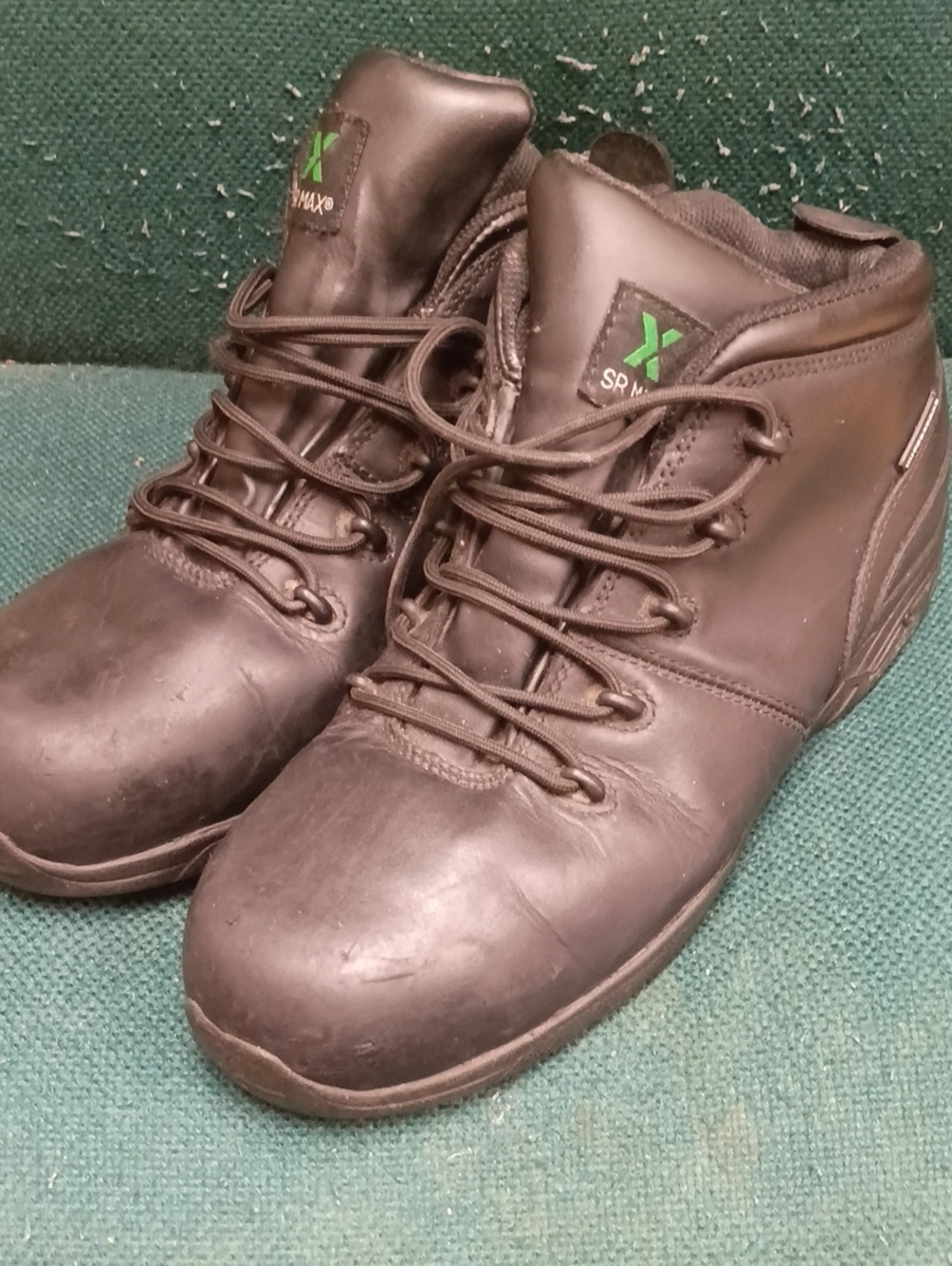 Men’s Steel Toe Black Safety Lace-Up Boots